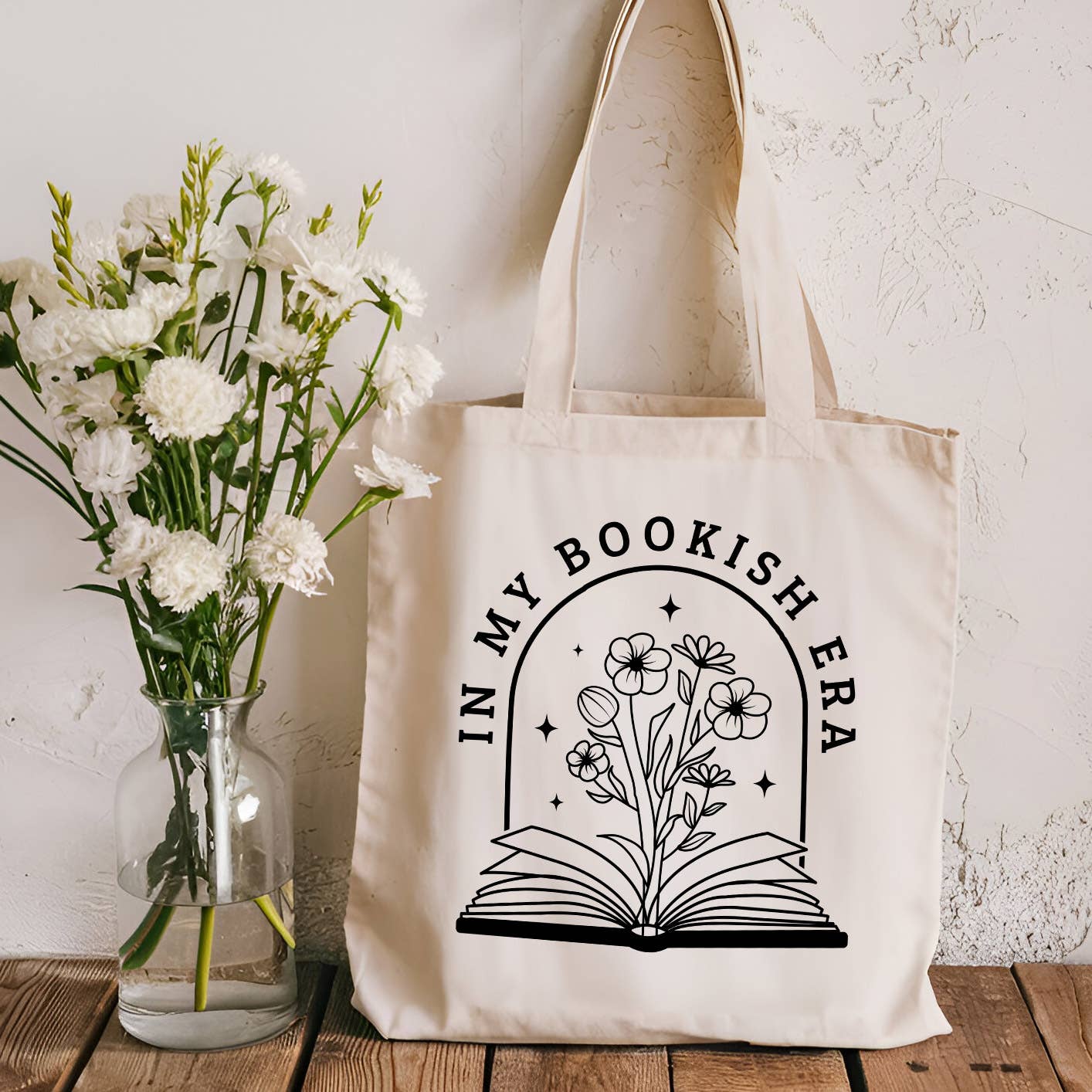In My Bookish Era Book Lover Tote Bag