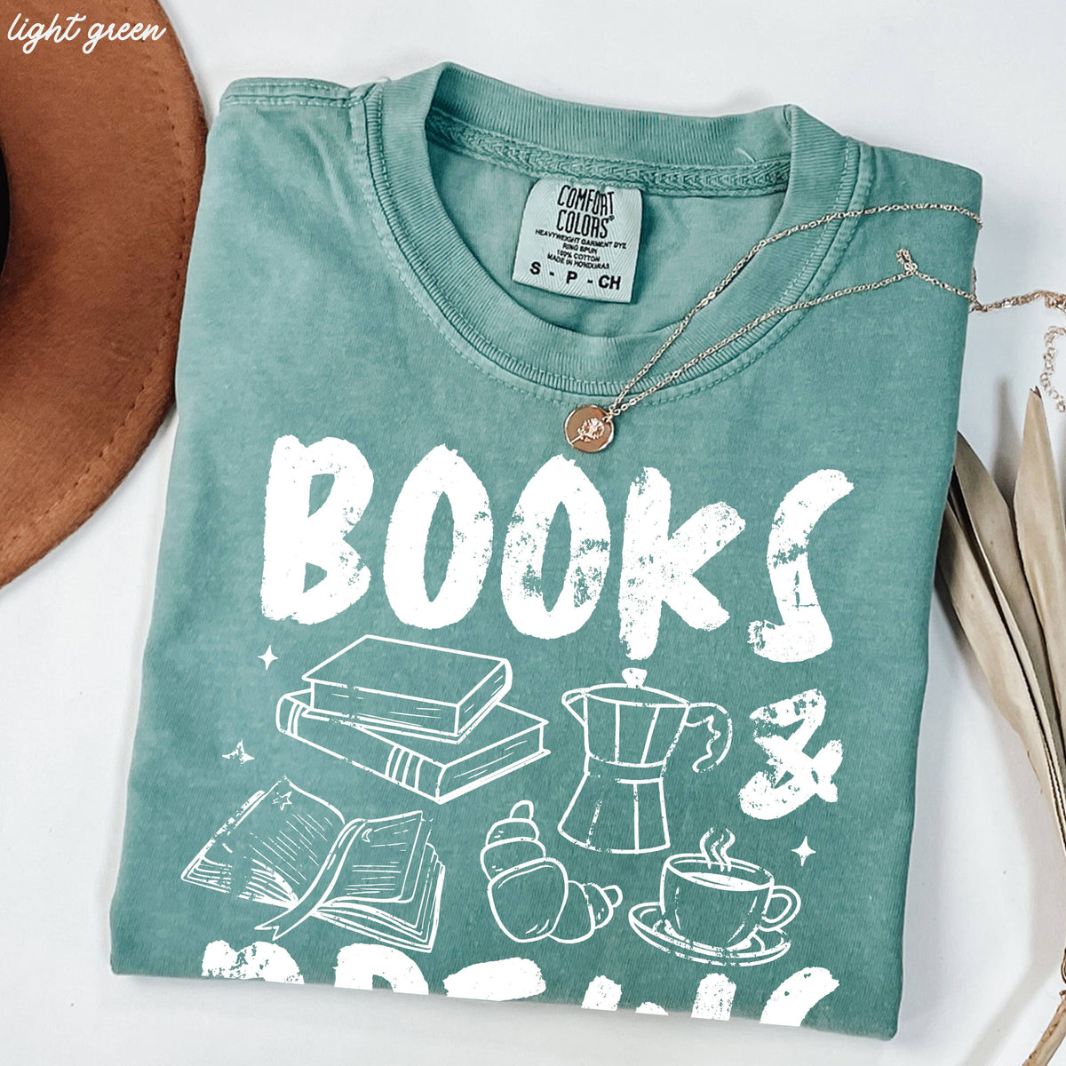 Books & Brews Coffee Tee