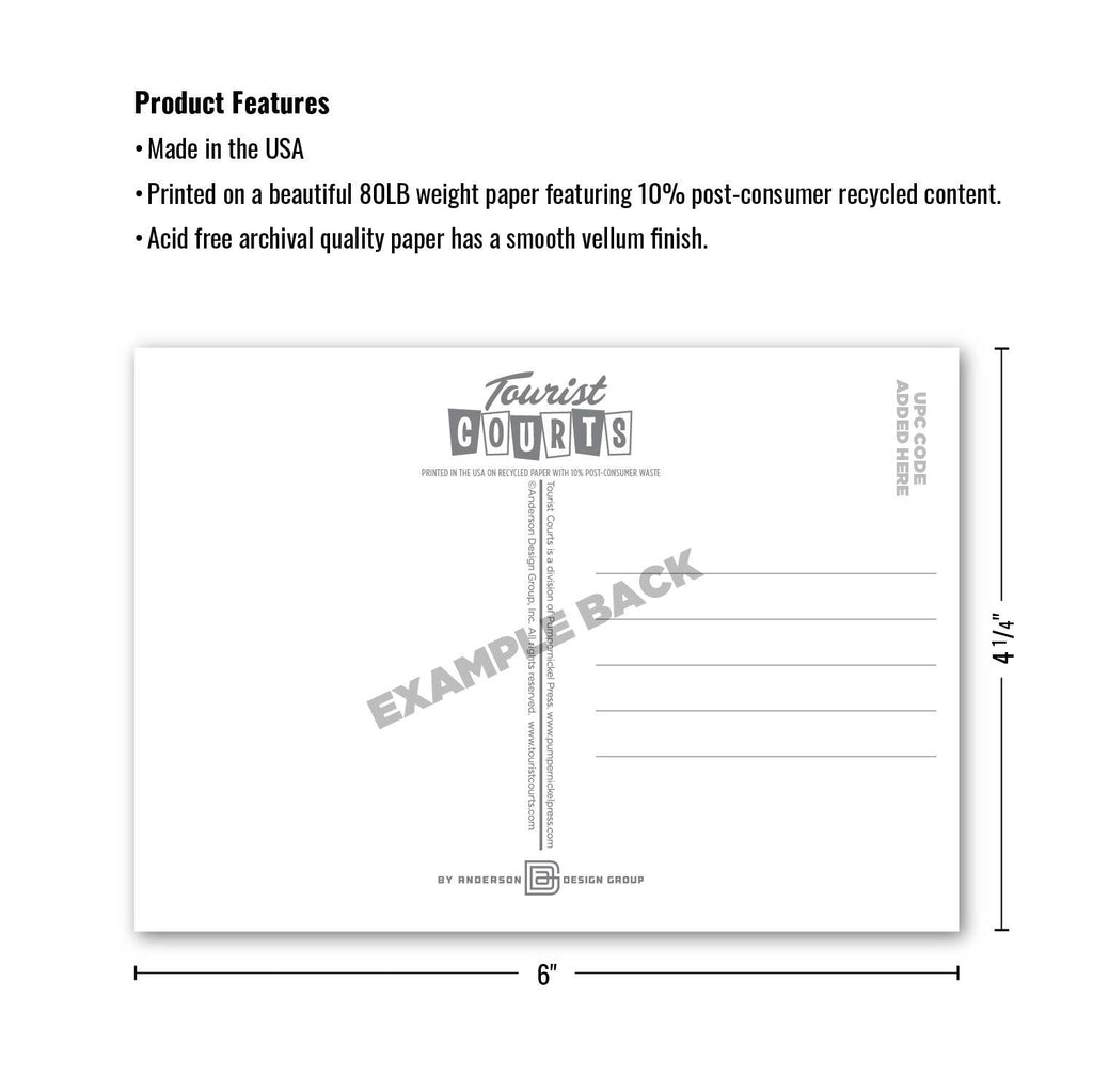 Locals Only Postcard