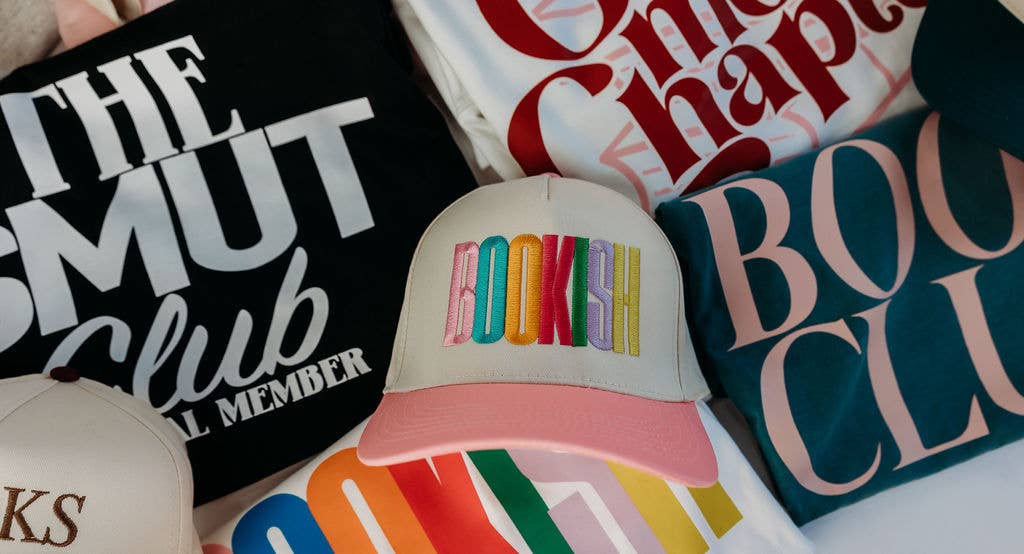 Bookish Rainbow Vintage Embroidered Trucker Hat