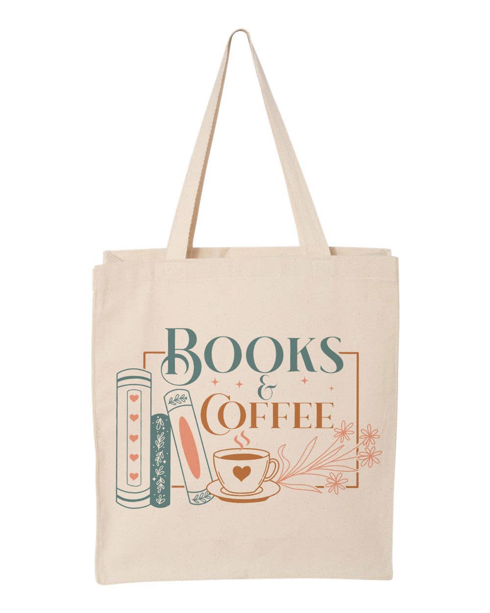 Coffee and Books Bookish Tote Bag